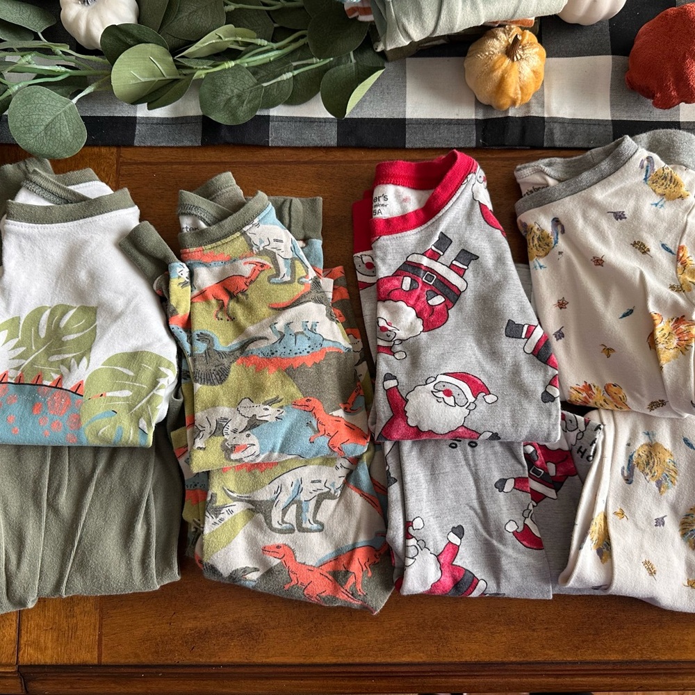 Carters/Burts Bees 5t snug fit pajama sets